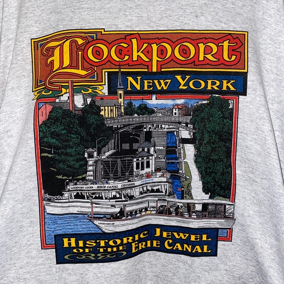 Jerzees Lockport New York Graphic Shirt - Picture 2 of 4